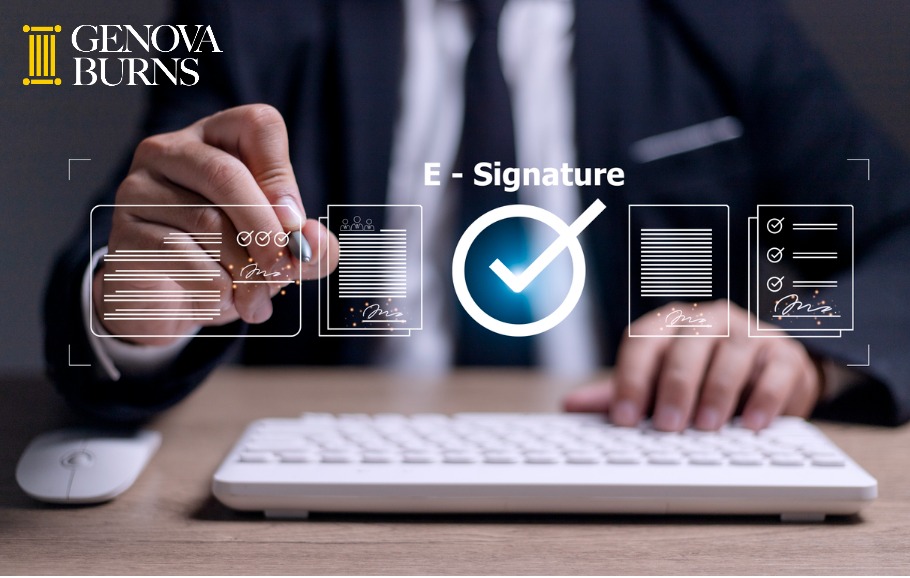 online business contract electronic signature digital document